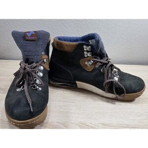 Forsake Patch Waterproof Hiking Boots Women's 8 Black Brown Leather